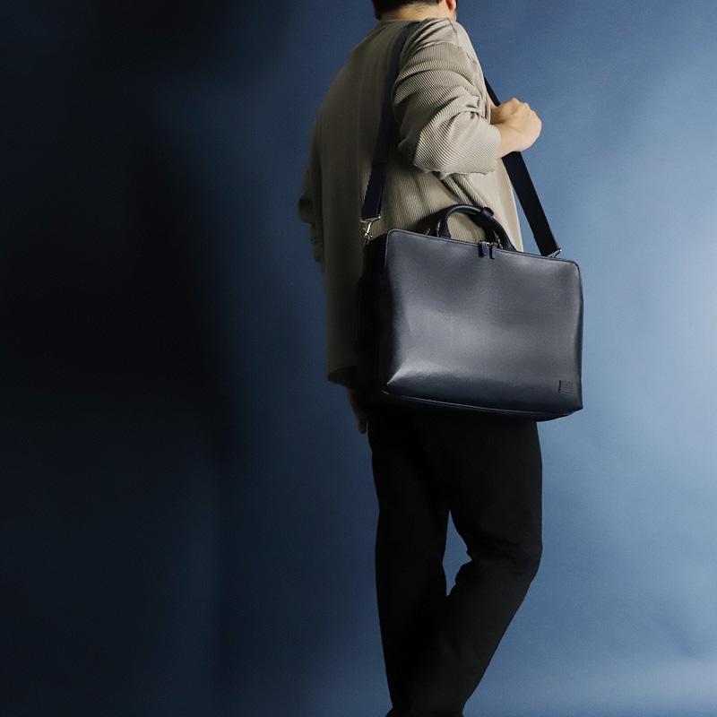 LANVIN en Bleu ランバンオンブルー HOMES ホームズ ビジネスバッグ リュック ショルダーバッグ 3WAY ブリーフケース 2ルーム B4 A4 PC収納 撥水 523512 メンズの画像
