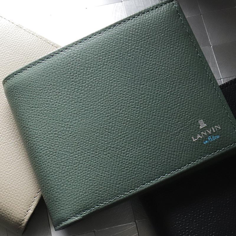 LANVIN en Bleu ランバンオンブルー 二つ折り財布 デクスター小物 小銭