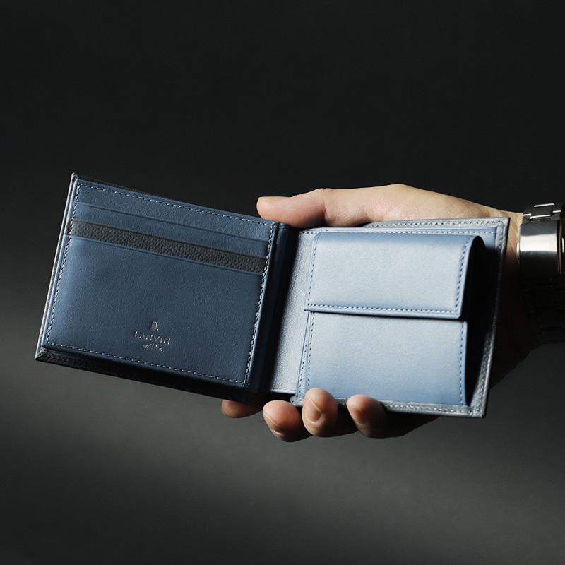 LANVIN en Bleu ランバンオンブルー 二つ折り財布 デクスター小物 小銭