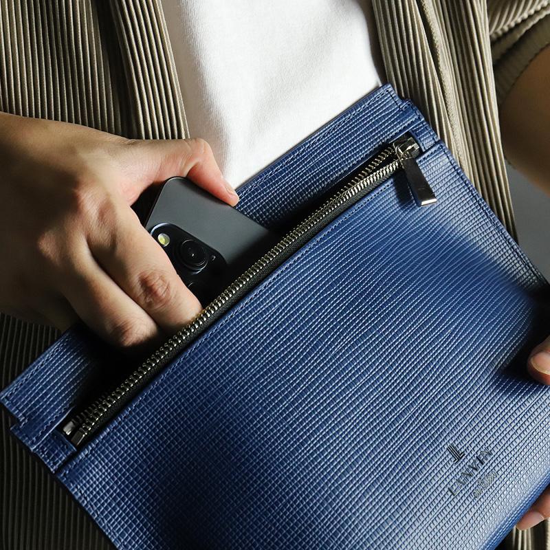 LANVIN en Bleu ランバンオンブルー ZEBDA ゼブダ クラッチ LANVIN en Bleu ランバンオンブルー ZEBDA ゼブダ クラッチ