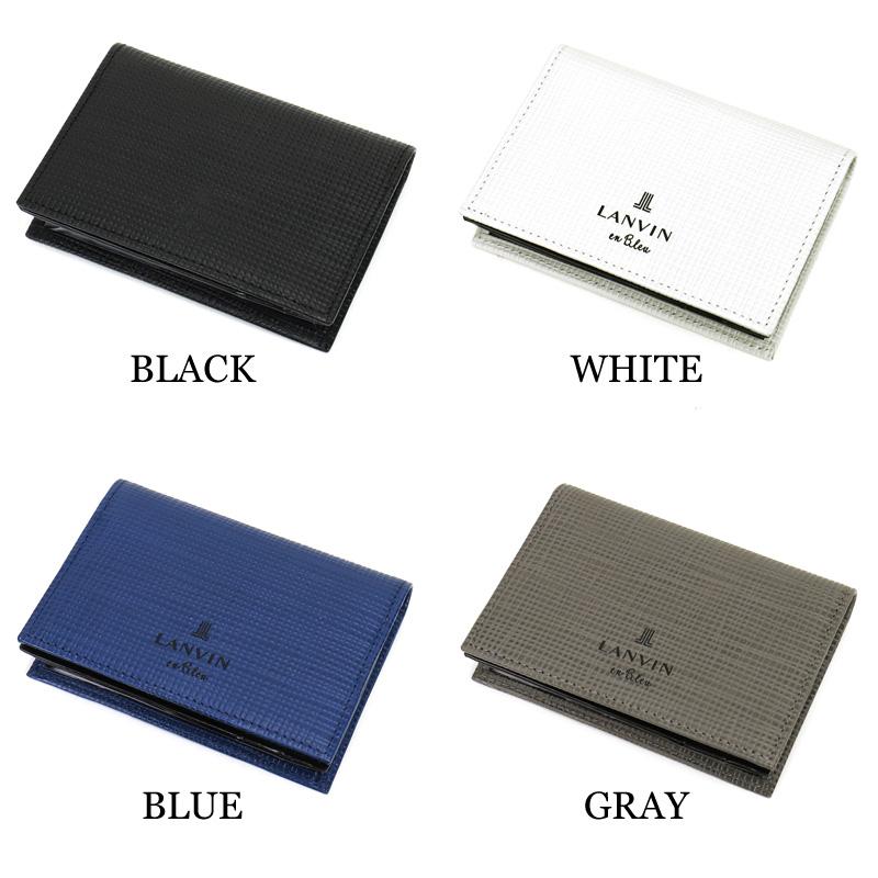 LANVIN en Bleu ランバンオンブルー ゼブダ カードケース 名刺 LANVIN en Bleu ランバンオンブルー ゼブダ カードケース 名刺