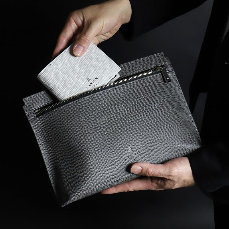 LANVIN en Bleu ランバンオンブルー ゼブダ 二つ折り財布 小銭 LANVIN en Bleu ランバンオンブルー ゼブダ 二つ折り財布 小銭