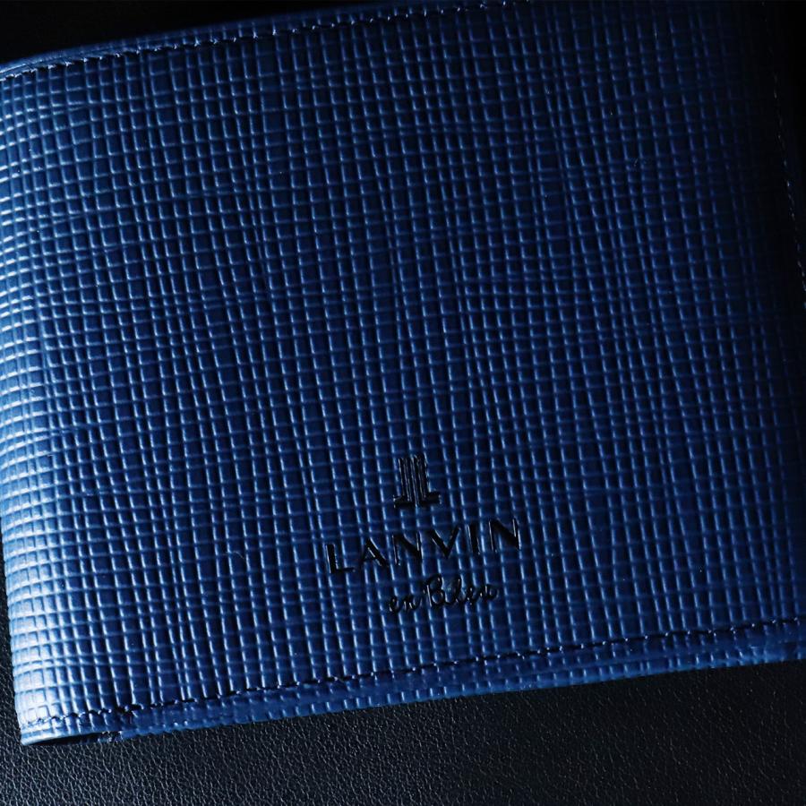 LANVIN en Bleu ランバンオンブルー ゼブダ 二つ折り財布 小銭