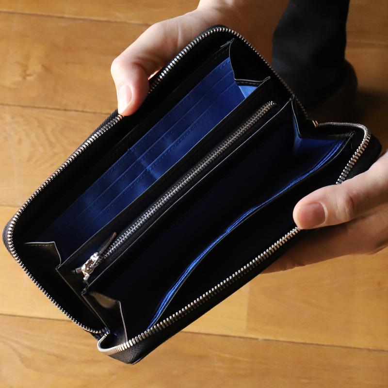 LANVIN en Bleu ランバンオンブルー ゼブダ ラウンドファスナー LANVIN en Bleu ランバンオンブルー ゼブダ ラウンドファスナー