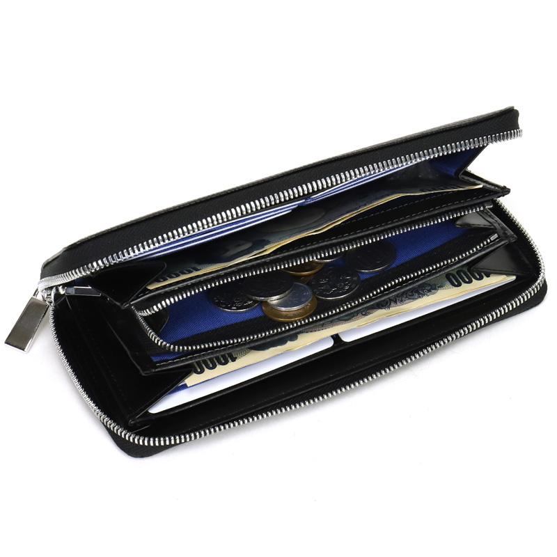 LANVIN en Bleu ランバンオンブルー ゼブダ ラウンドファスナー LANVIN en Bleu ランバンオンブルー ゼブダ ラウンドファスナー