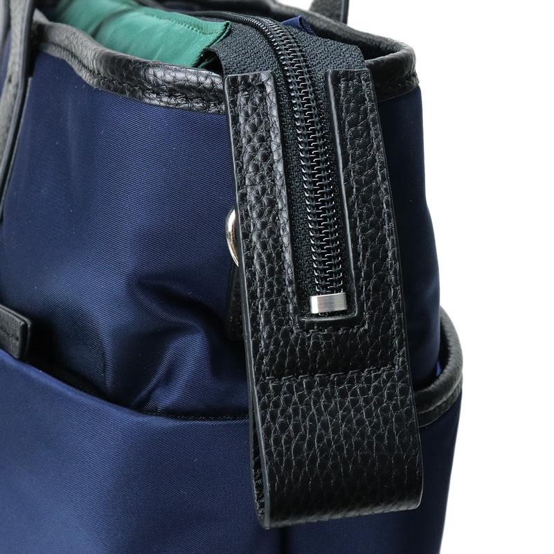 LANVIN en Bleu ランバンオンブルー SAINT2 サント2 ショルダーバッグ 斜め掛け トートバッグ ヘルメットバッグ B4 ナイロン 一部牛革 545103 メンズ レディースの画像