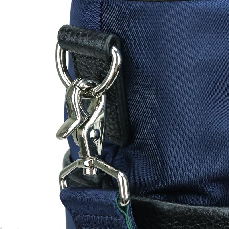 LANVIN en Bleu ランバンオンブルー SAINT2 サント2 ショルダーバッグ 斜め掛け トートバッグ ヘルメットバッグ B4 ナイロン 一部牛革 545103 メンズ レディースの画像