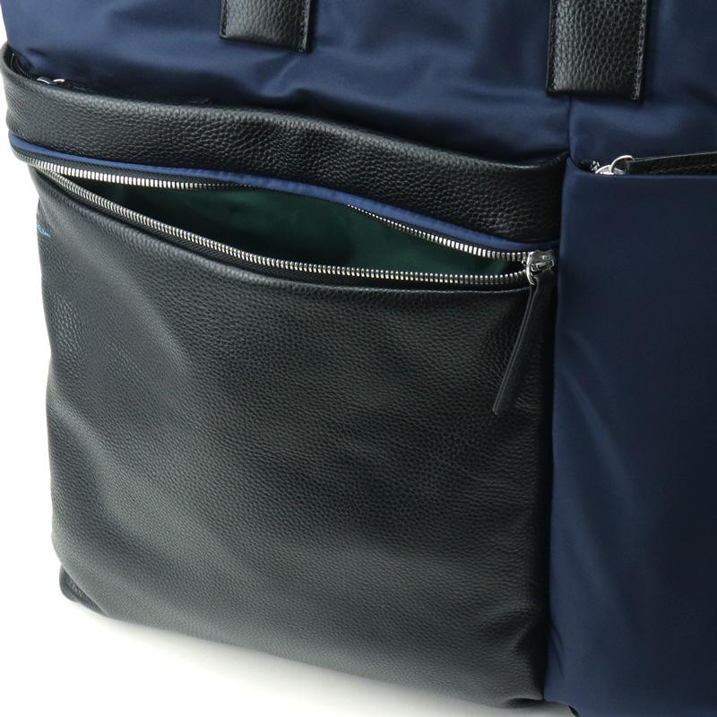 LANVIN en Bleu ランバンオンブルー SAINT2 サント2 ショルダーバッグ 斜め掛け トートバッグ ヘルメットバッグ B4 ナイロン 一部牛革 545103 メンズ レディースの画像