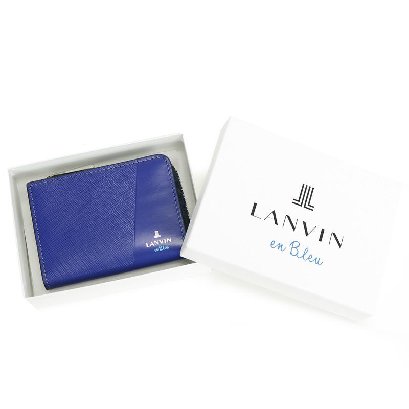 LANVIN en Bleu ランバンオンブルー パーシャル コインケース 小銭入れ パスケース 定期入れ レザー 牛革 革小物 555612 メンズ｜watermode｜15