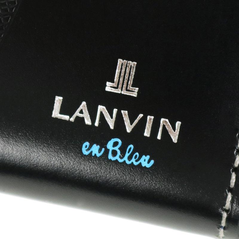 LANVIN en Bleu ランバンオンブルー パーシャル コインケース 小銭入れ パスケース 定期入れ レザー 牛革 革小物 555612 メンズ｜watermode｜09