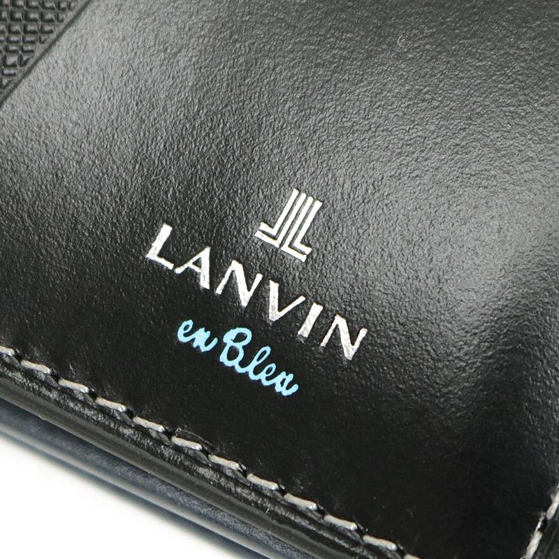 LANVIN en Bleu ランバンオンブルー パーシャル ミドルウォレット セミ