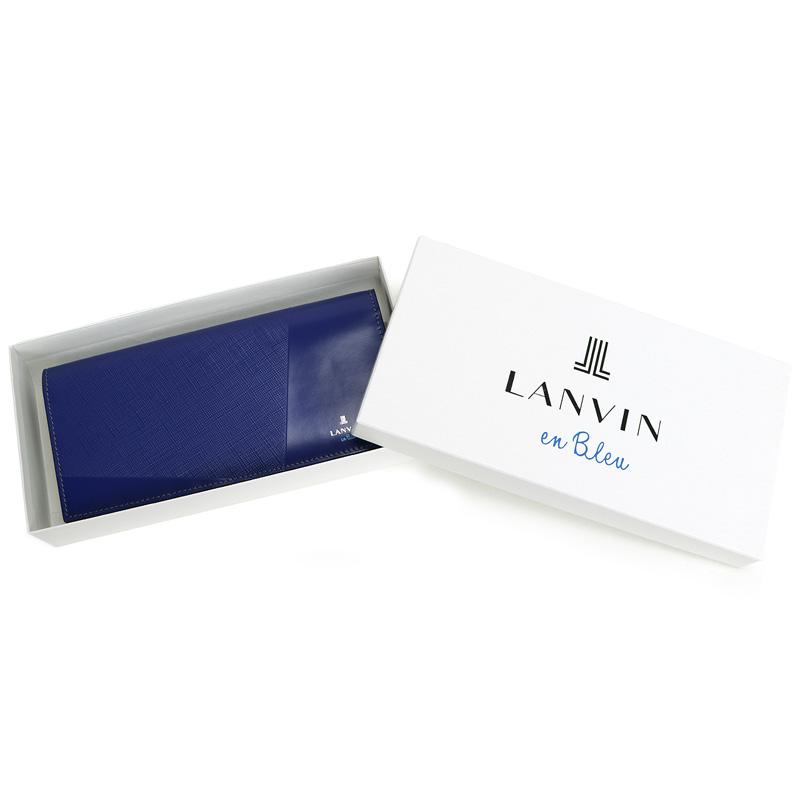 LANVIN en Bleu ランバンオンブルー パーシャル 長財布 二つ折り財布