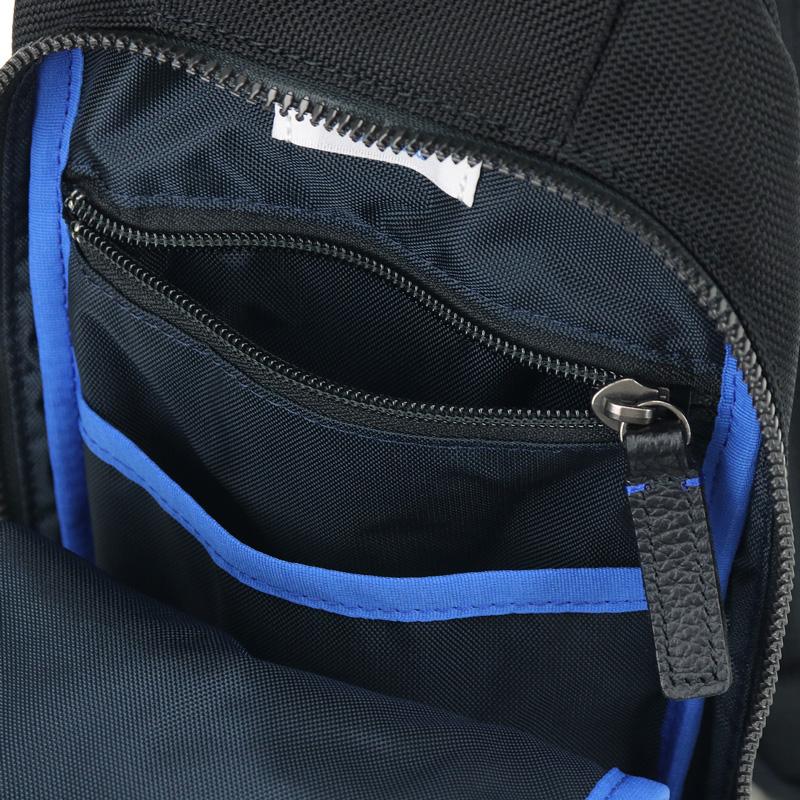 極美品✨ランバンオンブルー ラナ ボディバッグ 異素材ミックス ネイビー×カモ LANVIN en Bleu ランバンオンブルー Lana ラナ ボディバッグ ワン