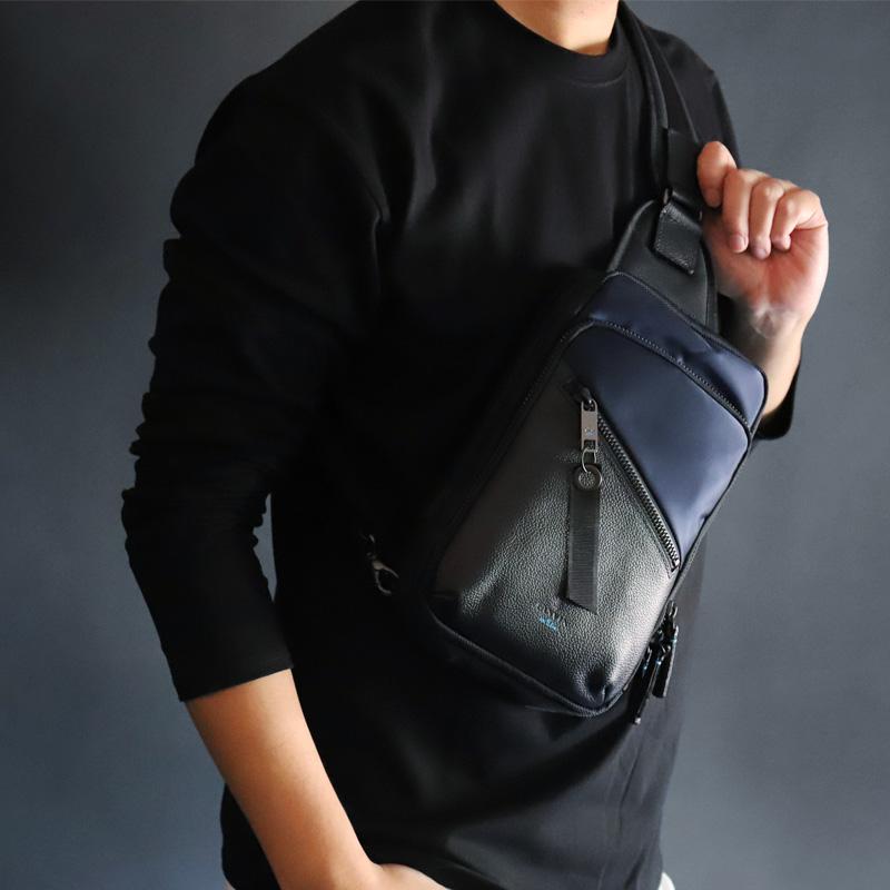 新品 LANVIN en Bleu フェリックス ボディバッグ Ⓗ LANVIN en Bleu ランバンオンブルー Felix フェリックス ボディバッグ