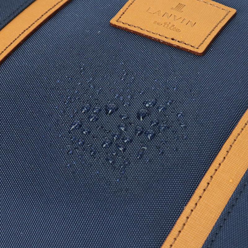 【超美品】LANVIN ミニトートバッグ カーキ LANVIN en Bleu ランバンオンブルー DROP ドロップ ドライビングトート