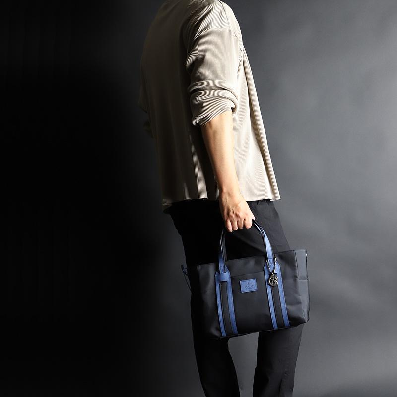 LANVIN en Bleu ランバンオンブルー DROP ドロップ ドライビングトートバッグ ミニトートバッグ トートバッグ B5 撥水 軽量 588511 メンズ レディース｜watermode｜04