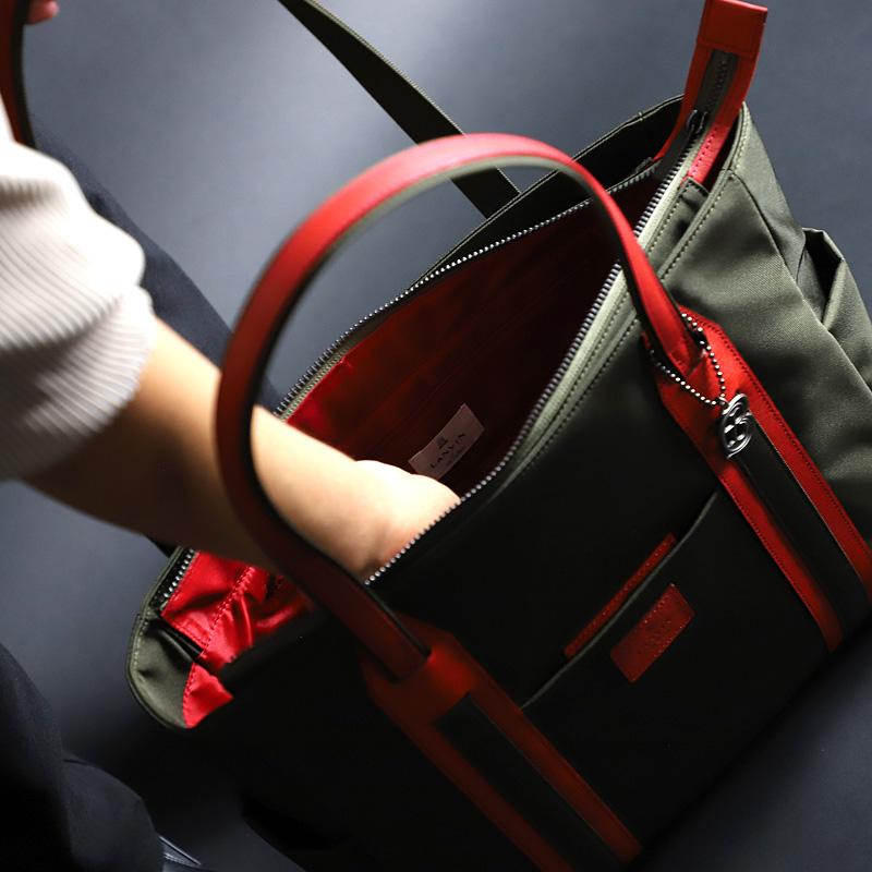 LANVIN en Bleu ランバンオンブルー DROP ドロップ トートバッグ B4 A4