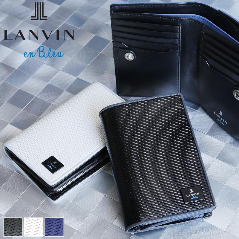 LANVIN en Bleu ランバンオンブルー ジオ ミドルウォレット セミ長財布