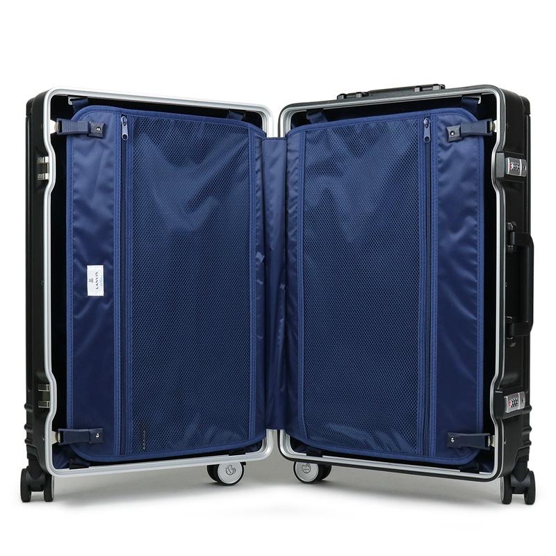 LANVIN en Bleu ランバンオンブルー スーツケース キャリーケース 42L 56cm 4.0kg 2〜4泊 4輪 TSAロック フレーム式 機内持ち込み 595314 メンズ レディース｜watermode｜06