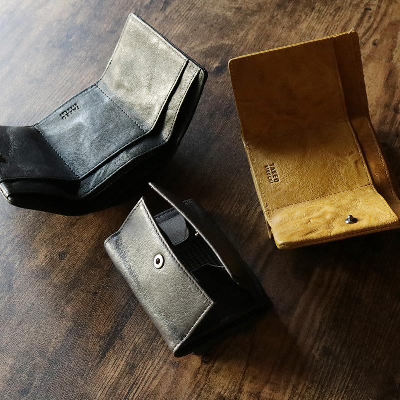 TAKEO KIKUCHI（タケオキクチ） OYSTE オイスター 三つ折り財布 小銭