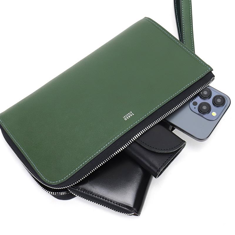 TAKEO KIKUCHI（タケオキクチ） MAX マックス クラッチバッグ セカンド