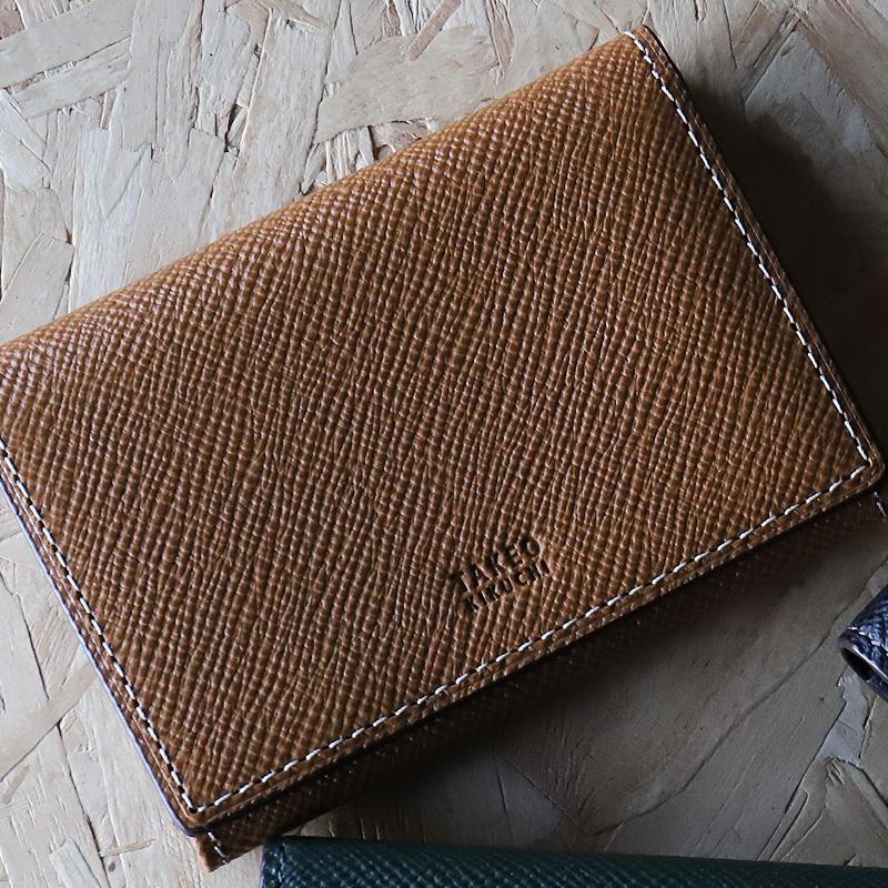 ♡チロルチョコ♡【ほぼ未使用品】タケオキクチ パナマ 名刺入れ　美品 TAKEO KIKUCHI（タケオキクチ） PANAMA パナマ カードケース 名刺入れ