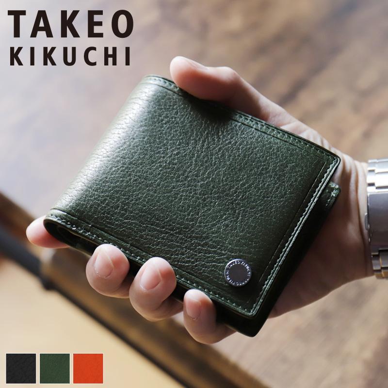 TAKEO KIKUCHI（タケオキクチ） COIN コイン 二つ折り財布 小銭入れ