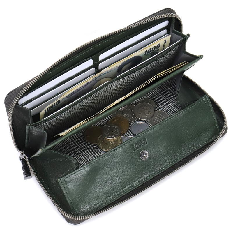 タケオキクチ（TAKEO KIKUCHI）/スクイーズ ラウンドファスナー 長財布 小銭入れあり TAKEO KIKUCHI（タケオキクチ） COIN コイン ラウンドファスナー長財布