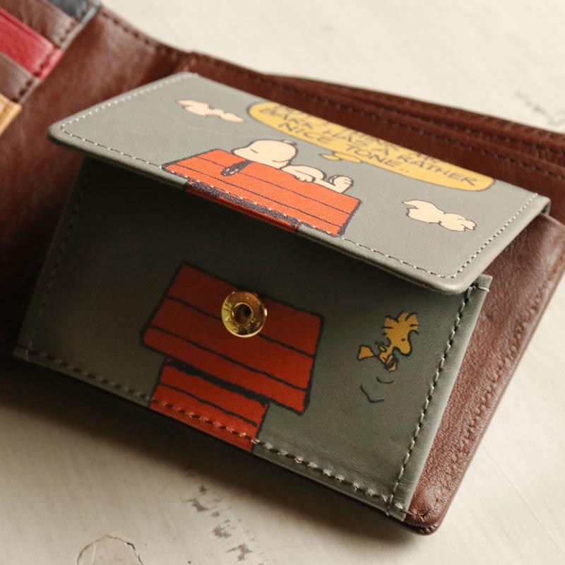 SNOOPY（スヌーピー） Dog House Color ドッグハウスカラー 二つ折り