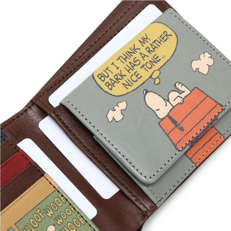SNOOPY（スヌーピー） Dog House Color ドッグハウスカラー 二つ折り