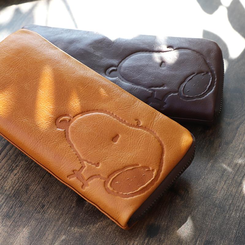 SNOOPY PEANUTS スヌーピー ラウンドファスナー長財布 札入れ SNOOPY PEANUTS スヌーピー ラウンドファスナー長財布 札入れ