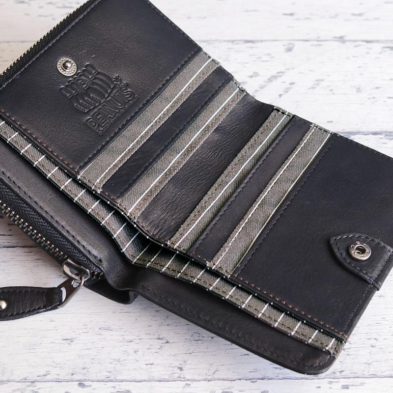 SNOOPY（スヌーピー） BOWLING ボーリング 二つ折り財布 小銭ラウンド