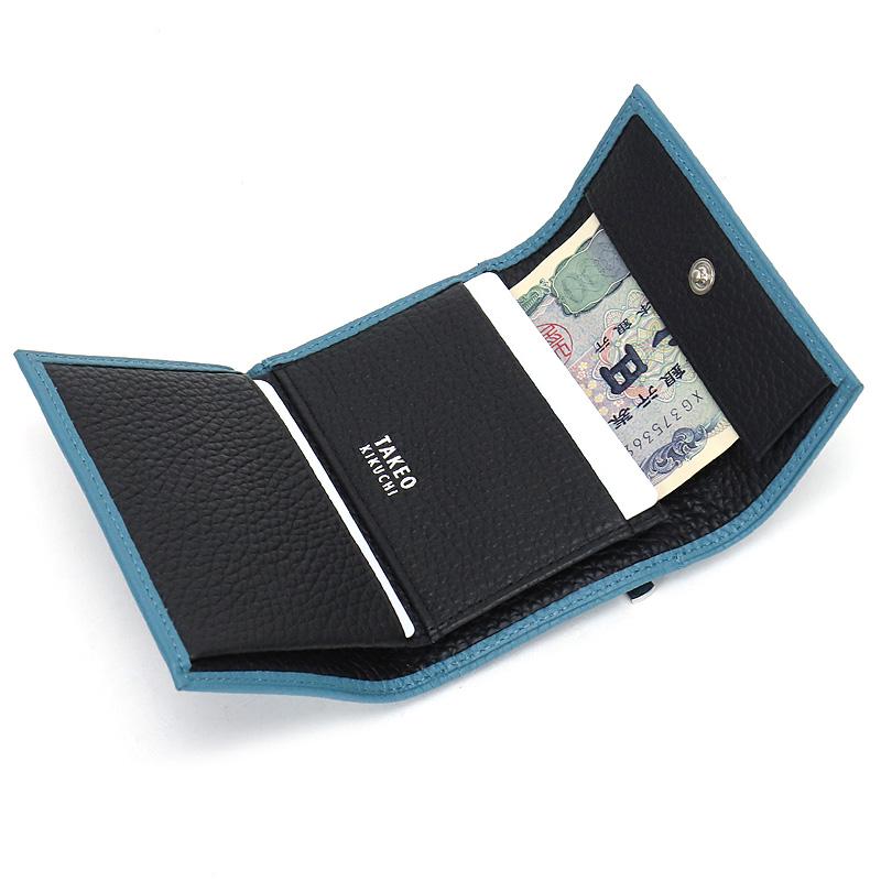 TAKEO KIKUCHI（タケオキクチ） BILL ビル 三つ折り財布 小銭入れあり