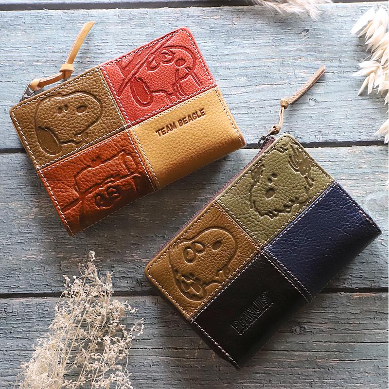 SNOOPY（スヌーピー） TEAM BEAGLE チームビーグリ 二つ折り財布 小銭