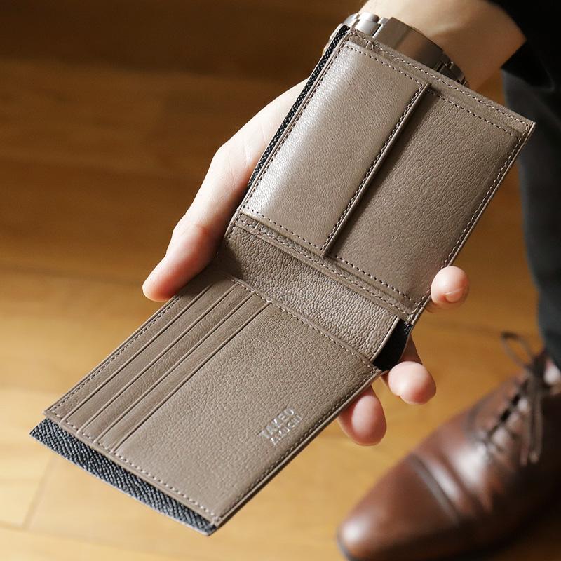 TAKEO KIKUCHI（タケオキクチ） CLERK クラーク 二つ折り財布 小銭入れ