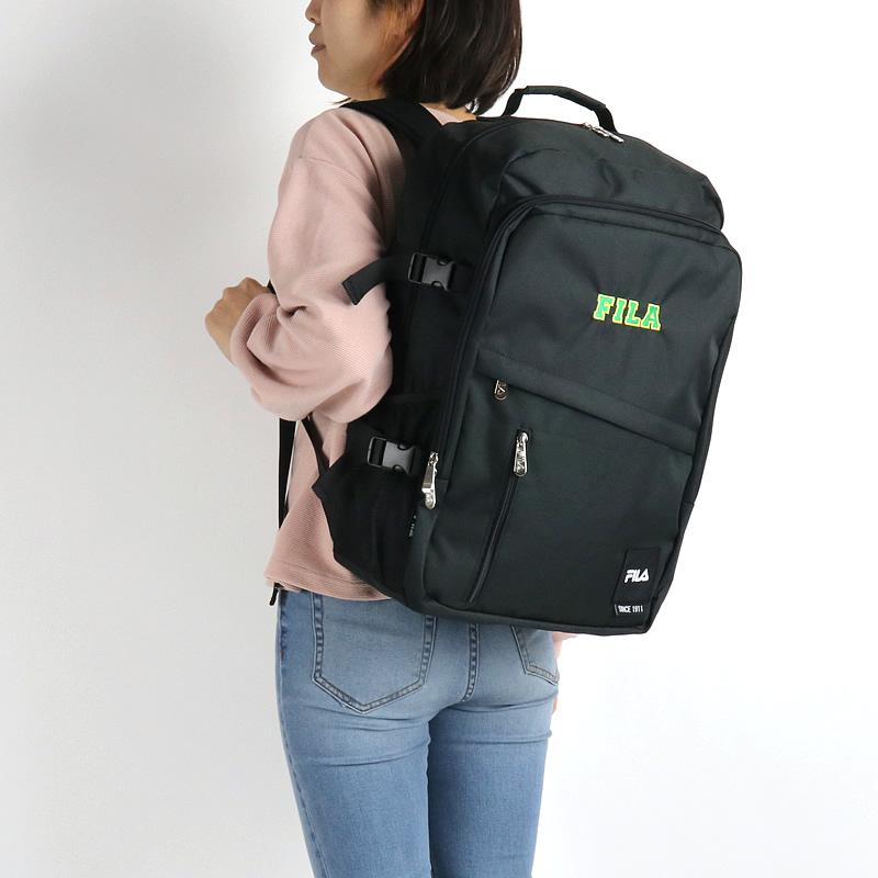 FILA フィラ  レトロ リュック デイパック リュックサック バックパック 35L B4 軽量 撥水 PC収納 7805 メンズ レディース ジュニア 学生｜watermode｜20