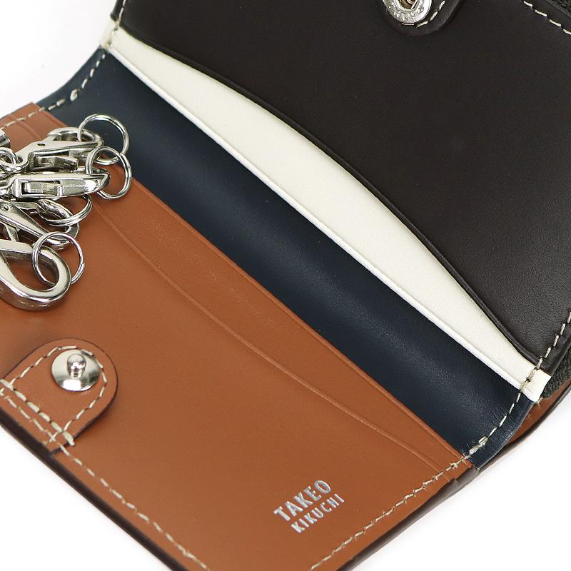 TAKEO KIKUCHI（タケオキクチ） MARGO2 マルゴ2 キーケース 4連 小銭