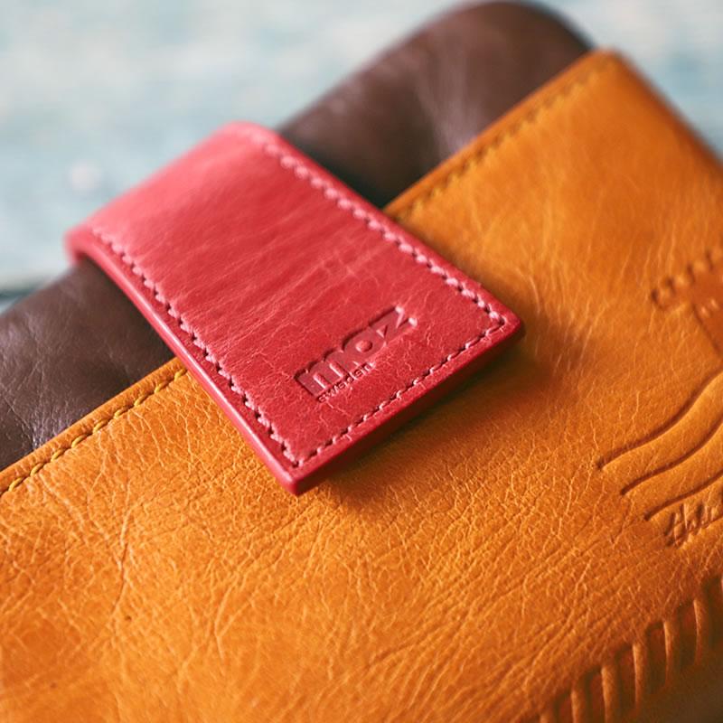 moz（モズ） Air Mail エアメール 二つ折り財布 小銭入れあり