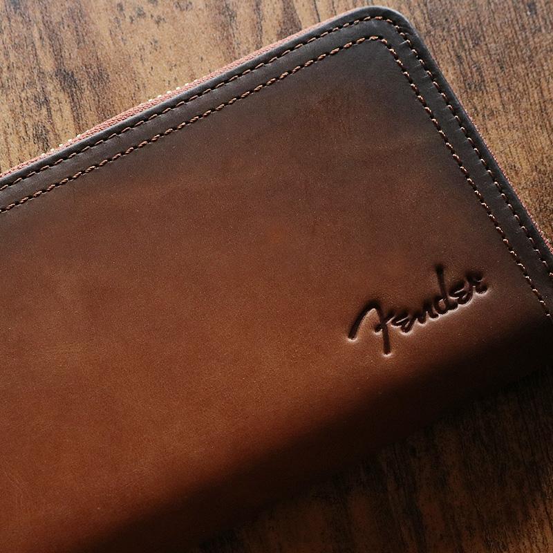 Fender（フェンダー） ラウンドファスナー 長財布 小銭入れあり 札入れ