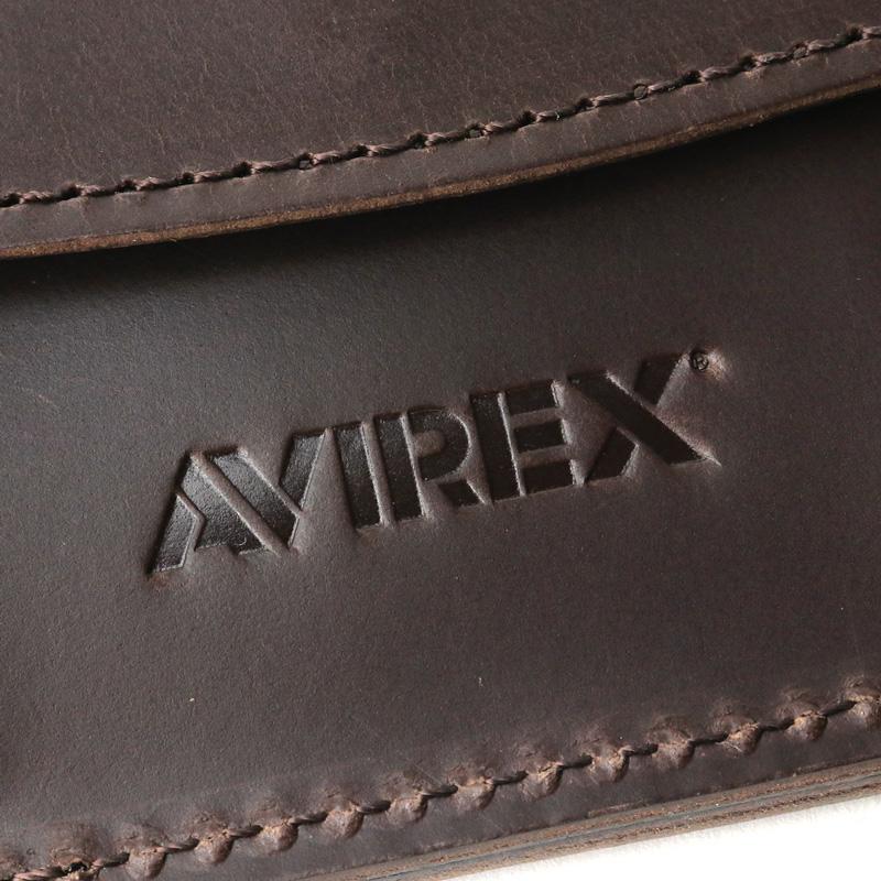 AVIREX アヴィレックス 三つ折り財布 小銭入れあり クロムエクセルレザー ホーウィン社 限定 アビレックス 牛革 革小物 AVX5633 メンズ｜watermode｜12