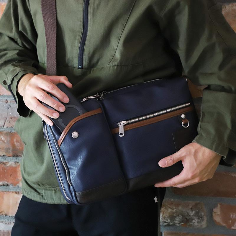 AVIREX（アヴィレックス） STUART スチュアート ショルダーバッグ 斜め