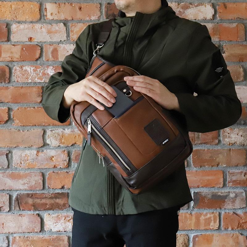 AVIREX（アヴィレックス） STUART スチュアート ボディバッグ ワン