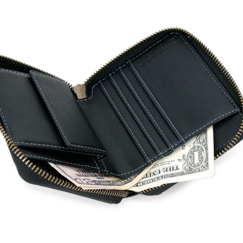 AVIREX（アヴィレックス） FAHNE ファーネ 二つ折り財布 ラウンド