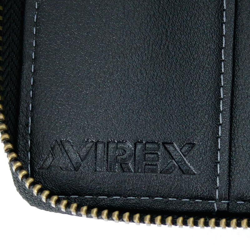 AVIREX（アヴィレックス） FAHNE ファーネ 二つ折り財布 ラウンド