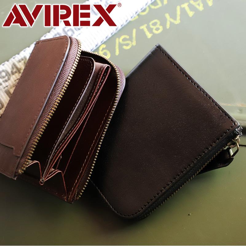 AVIREX アヴィレックス BEIDE バイド ショートウォレット コイン