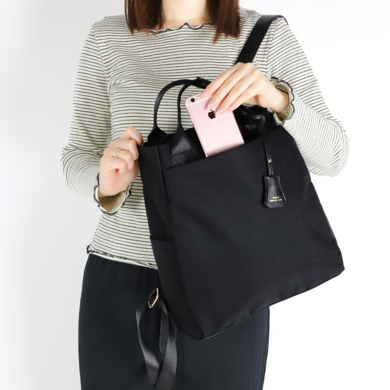 【中古品】2wayバッグ リュック トートバッグ notch. トートバッグ 2WAYリュック／トートバッグ レディース