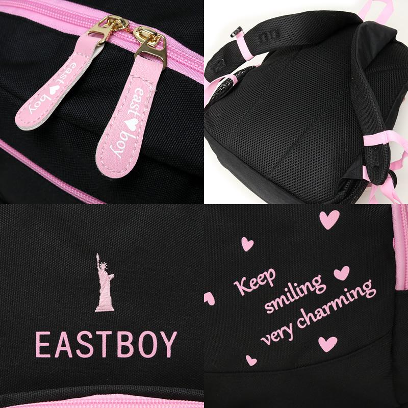 EASTBOY イーストボーイ マカロン リュックサック デイパック リュック キッズ ジュニア A4 15L EBA34 女の子 かわいい おしゃれ 小学生 中学生 中学年 高学年｜watermode｜16