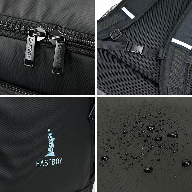 EASTBOY イーストボーイ クリア スクエアリュック デイパック リュックサック 32L B4 撥水 2層 大容量 EBA89 レディース ジュニア 女の子 女子 高校生 中学生 | EASTBOY | 15