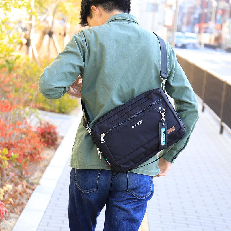 Bianchi ビアンキ LBRY ショルダーバッグ 斜め掛けバッグ ボディバッグ