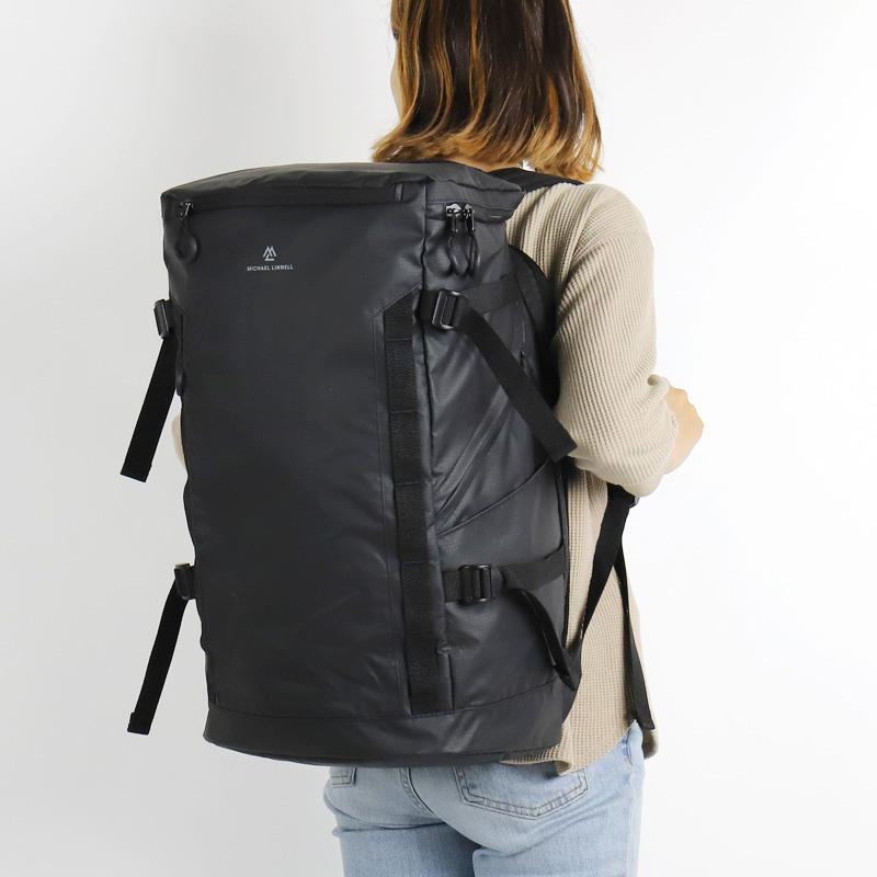 MICHAEL LINNELL(マイケルリンネル) 4WAY HELMET BAG 約17L Black MLAC